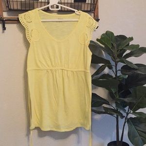 Motherhood Maternity Soft yellow blouse Sz.m